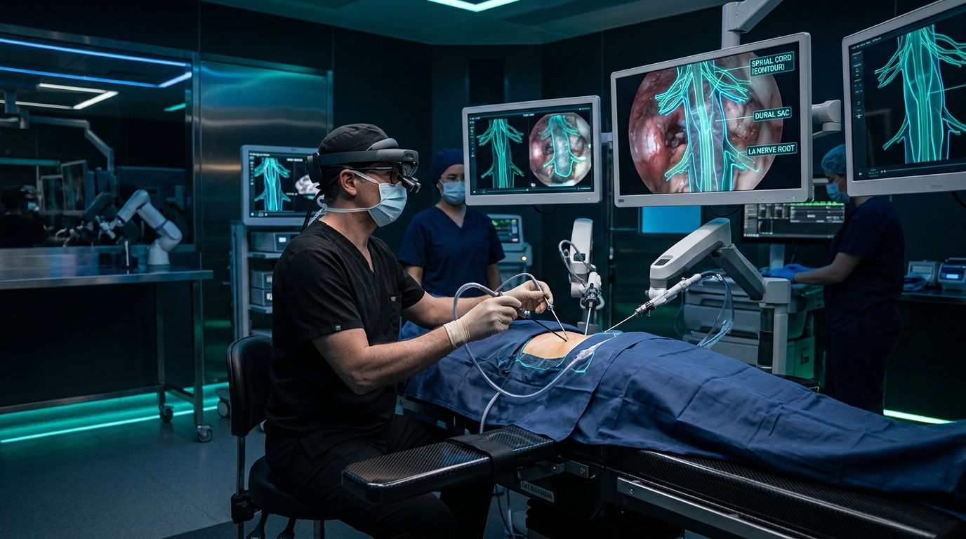 Endoscopic neurosurgery AI navigation and neural segmentation